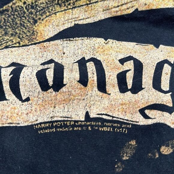 Harry Potter mischief managed  to shirt black no tags looks like size women’s L - Picture 4 of 7